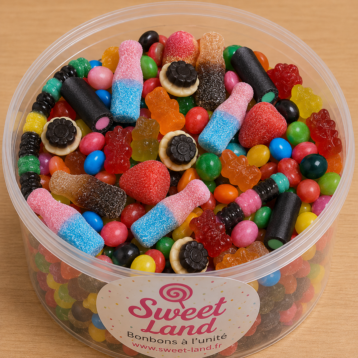     Assortiment de bonbons en vrac à petit prix, disponibles à l’unité sur Sweet Land. * Sélection de bonbons en vrac pour les amateurs de confiseries, à commander en ligne sur Sweet Land