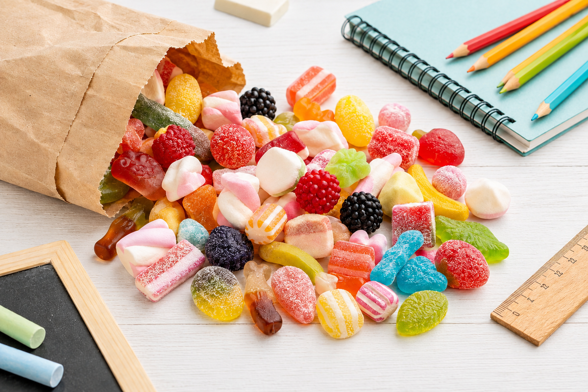 Assortiment de bonbons à l’unité pour la rentrée Sweet Land