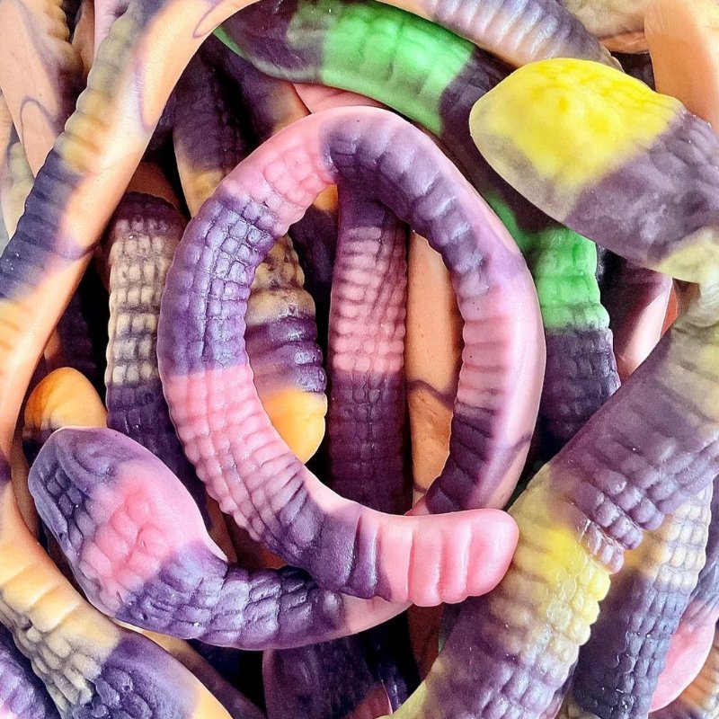 Anaconda XL serpent bonbon gélifié multicolore format XXL