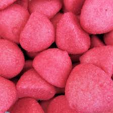 Bonbon balle de golf fraise coloré gourmand confiserie