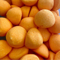 Bonbon balle de golf pêche coloré gourmand confiserie