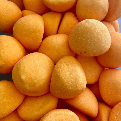 Bonbon balle de golf pêche coloré gourmand confiserie
