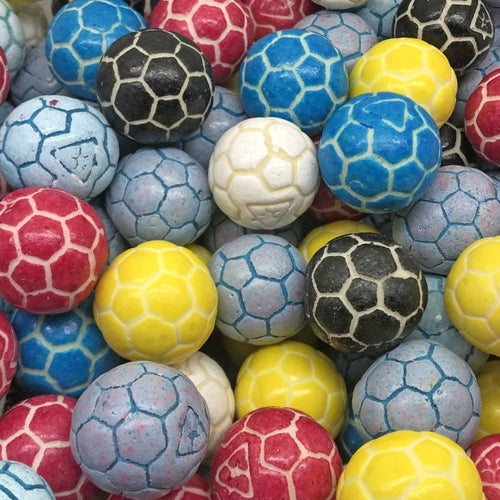 Bonbon ballon foot gum forme ballon