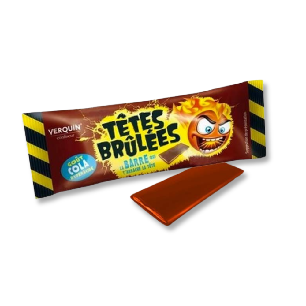 Bonbon Tête Brûlée cola texture tendre ultra acidulée