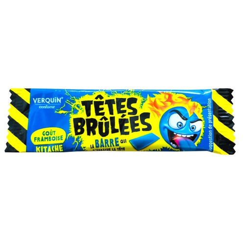 Bonbon Tête Brûlée framboise texture tendre ultra acidulée