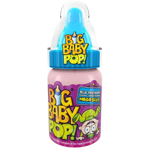 Bonbon sucette et poudre acidulée Big Baby Pop Mega Sour