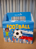 Boîte à bonbons en carton thème football