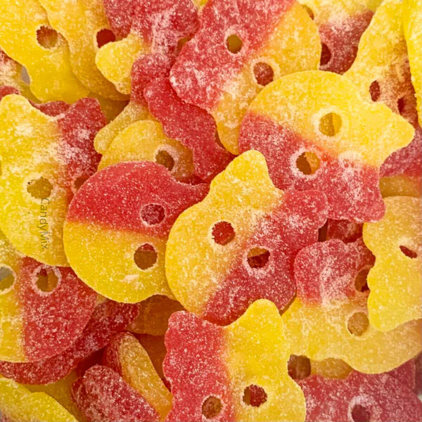 Bubs Crâne Acide citron framboise bonbon gélifié