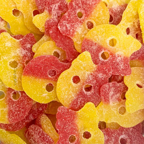 Bubs Crâne Acide citron framboise bonbon gélifié