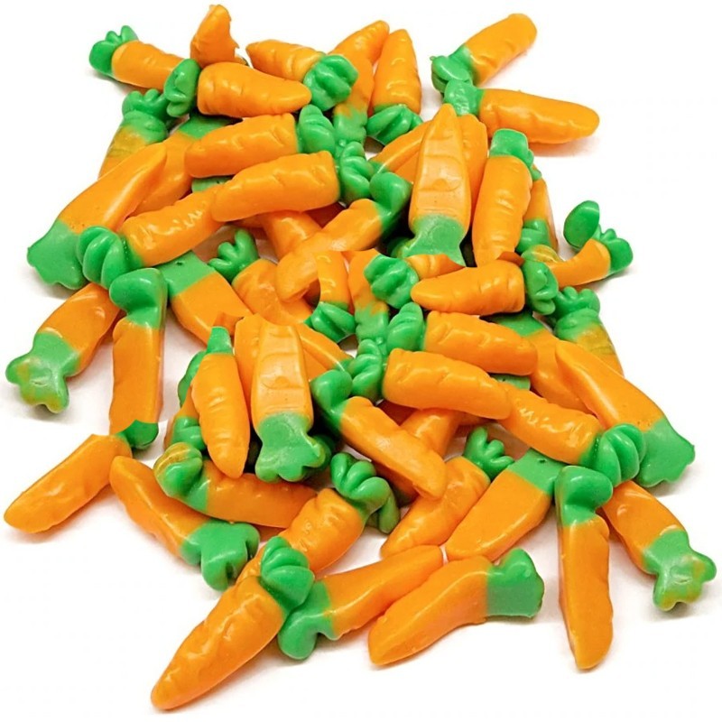 Bonbon carotte gélifié orange