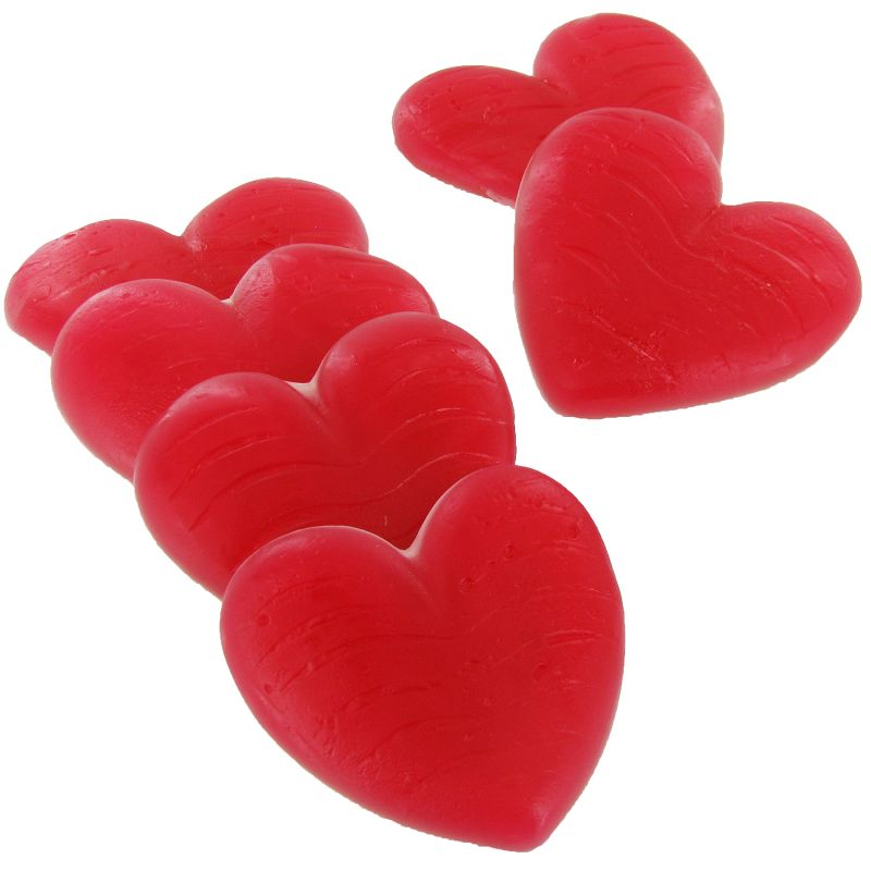 Bonbon cœur maxi bi-texture gélifié fondant