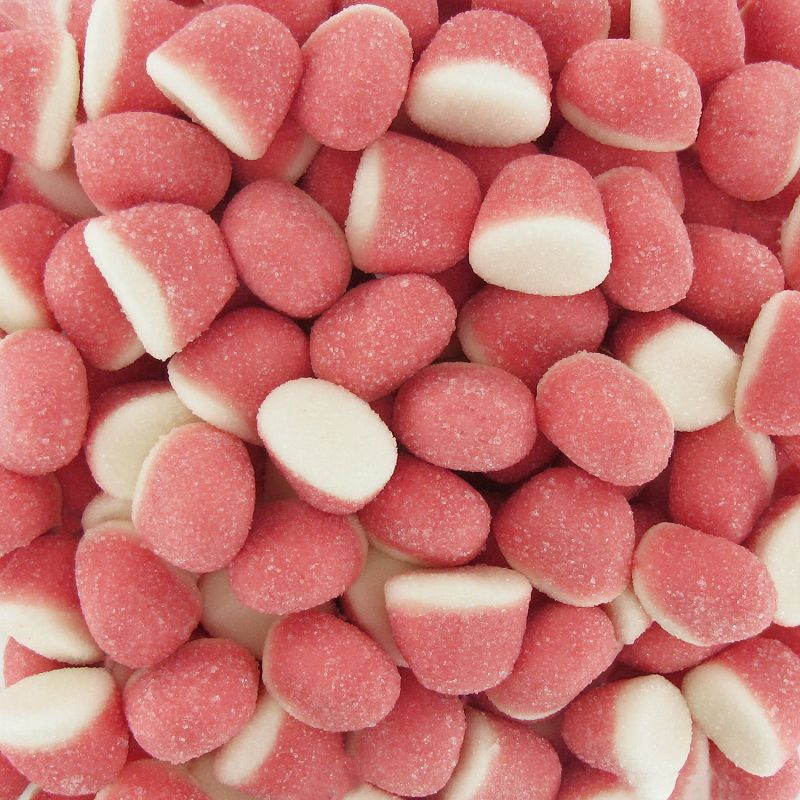 Bonbon fruité fraise Trolli en forme de cône