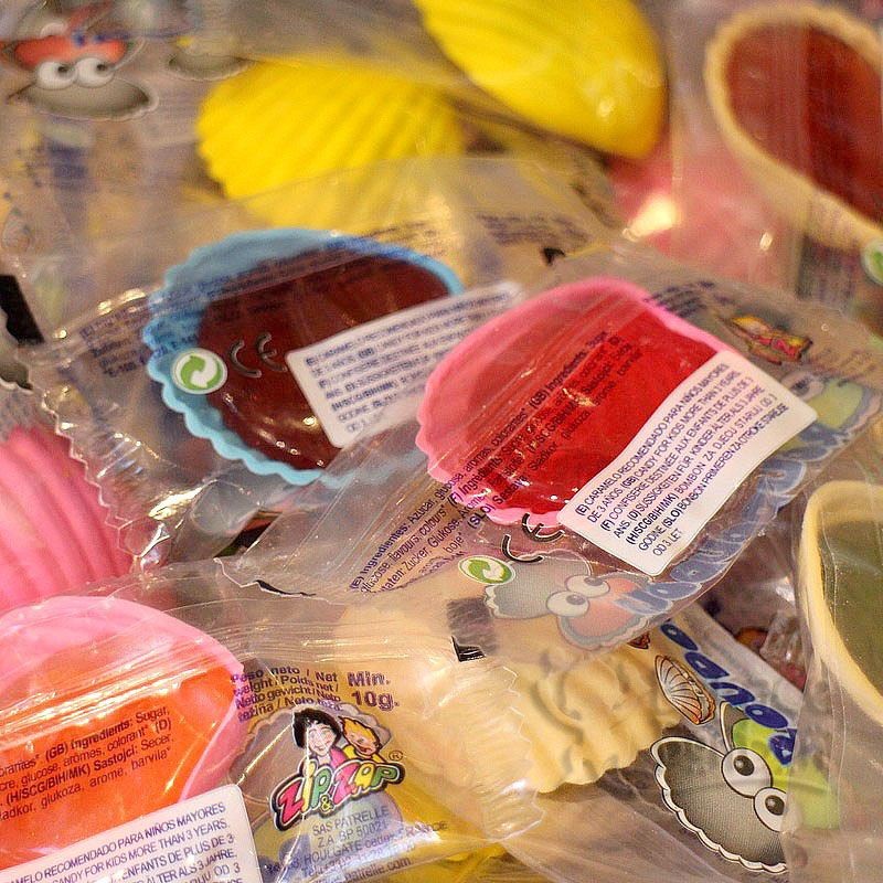 Bonbon roudoudou en coquillage confiserie rétro Sweet Land
