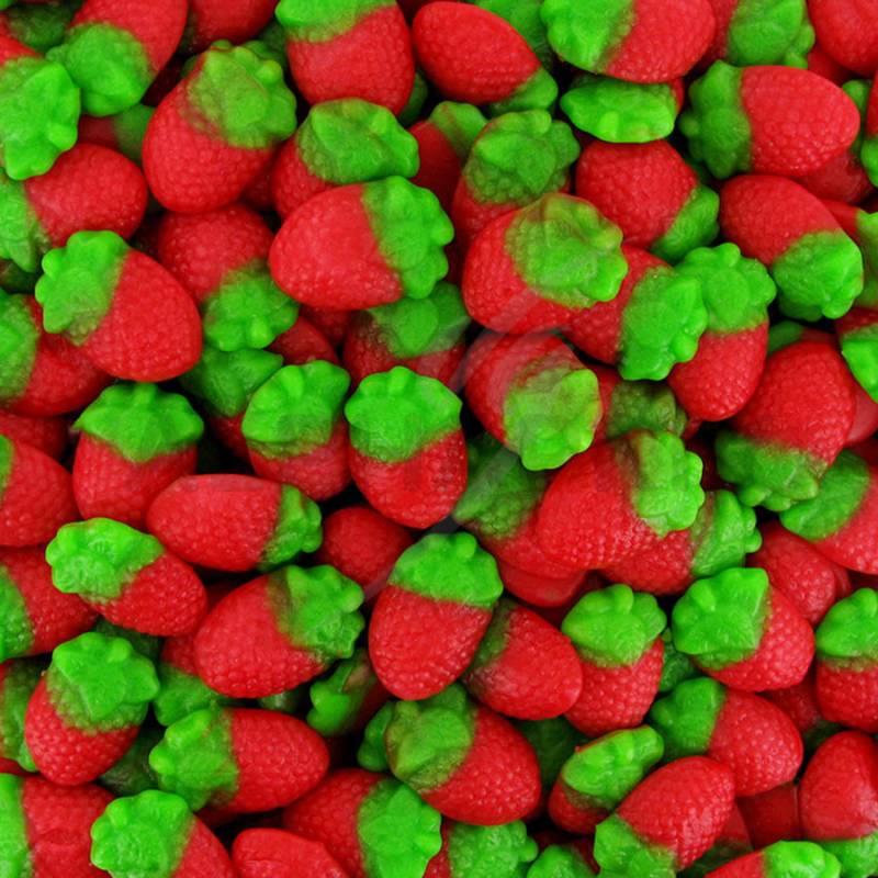Bonbon fraise sauvage lisse