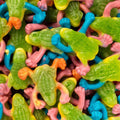 Bonbons Grenouilles fourrées Vidal colorées aux goûts assortis
