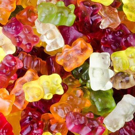 oursons lisses sucrés bonbons gélifiés