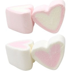bonbons cœurs guimauve FINI moelleux