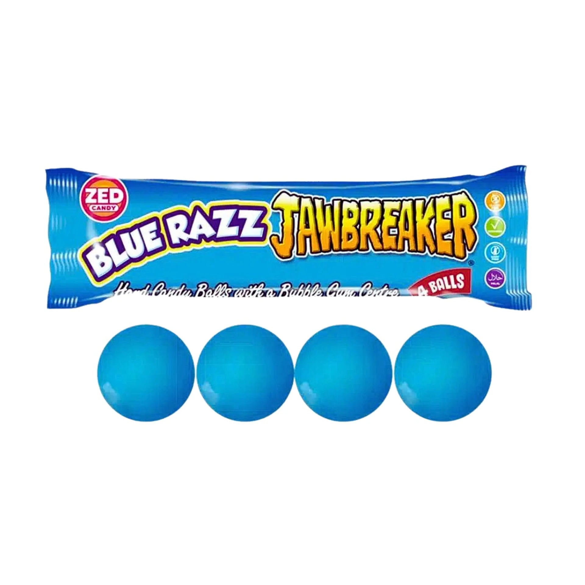 jawbreaker blue razz bonbon à mâcher
