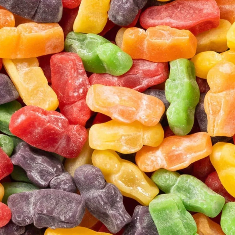 Bonbons Jelly Babies Vidal multicolores et enrobés de sucre