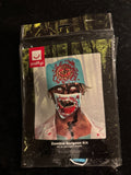 Kit chirurgien zombie Smiffys avec calot bleu motif cerveau et masque imprimé pour Halloween