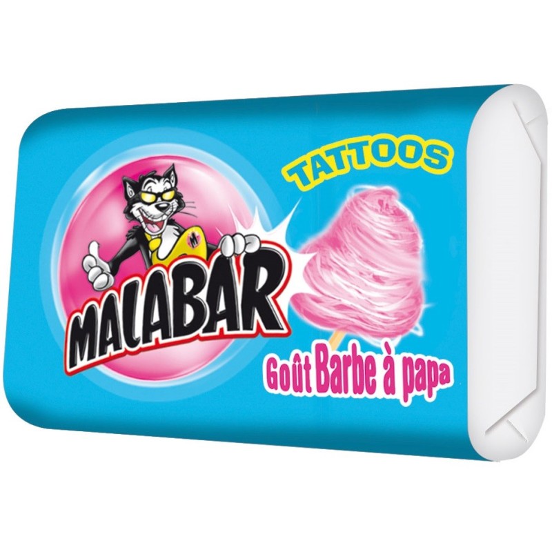 Bonbon Malabar goût barbe à papa