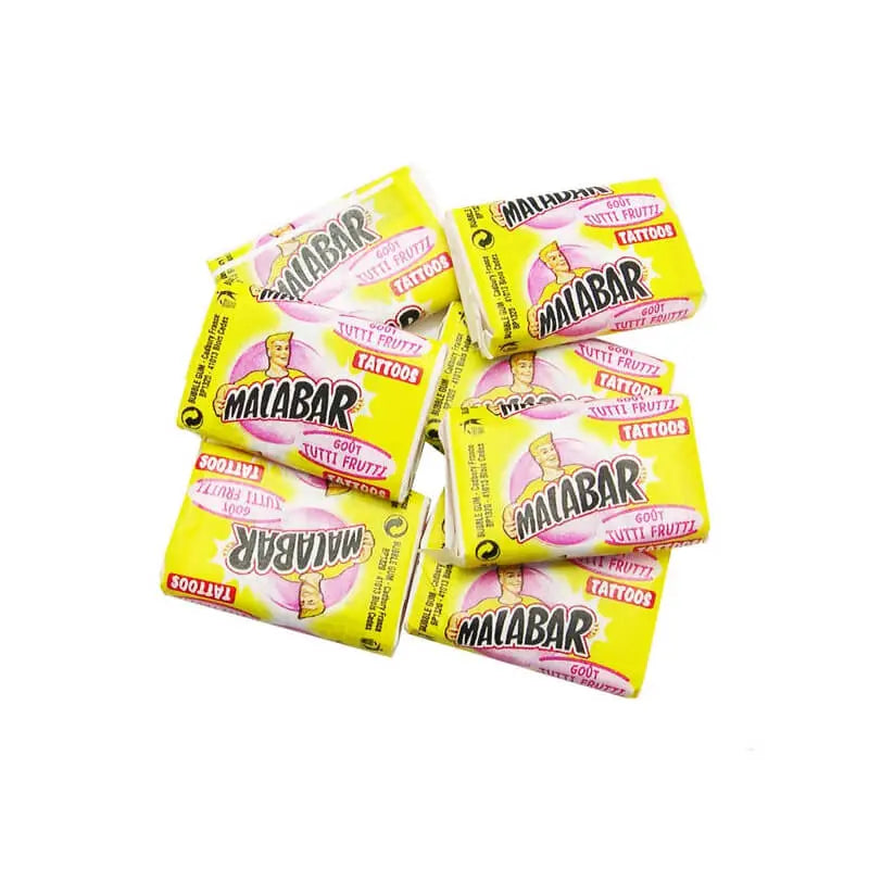 Chewing-gum Malabar Tutti Frutti goût fruité