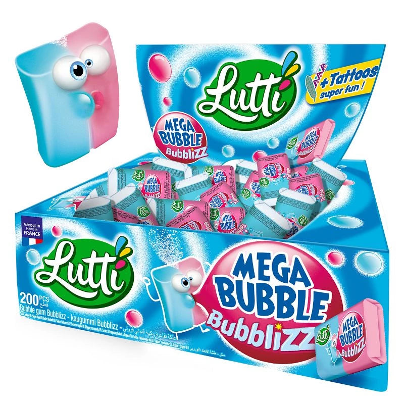 Bonbon Mega Bubble Bubblizz texture moelleuse
