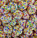 Bonbon mûres multicolores Fini gélifié fruité à l’unité