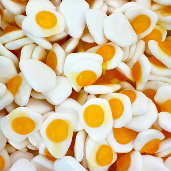 Bonbon œuf au plat Trolli gélifié forme œuf à l’unité