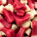 Bonbons Os lisses Dulceplus rouges et blancs pour Halloween
