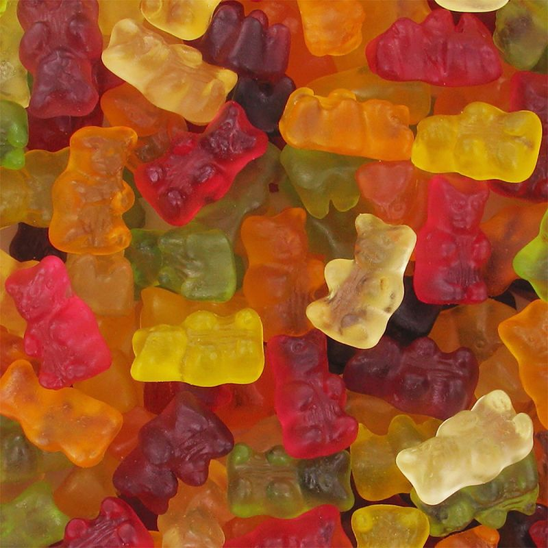Bonbon ourson Teddy Lutti confiserie gélifiée forme ourson