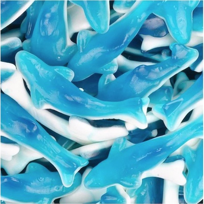 Bonbon requin Trolli gélifié forme requin à l’unité