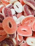 Bonbon rondelles fruits rouges Trolli gourmand confiserie fruitée