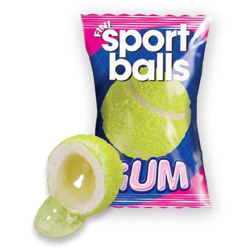 tennis gum ball chewing-gum balle de tennis