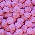 bonbon mûre rose gélifié sucré