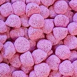 bonbon mûre rose gélifié sucré